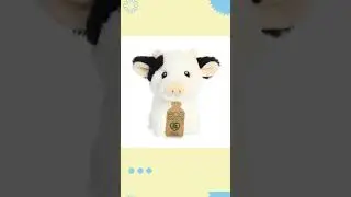 Eco Nation Mini Cow Soft Toy