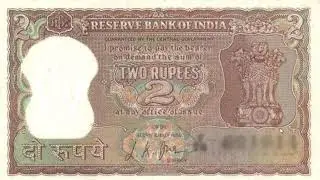 2 Rs (Two Rupees) Rare Indian Notes Valuation & Descriptions
