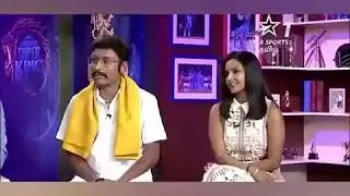 #rjbalaji #starsportstamil             rjbalaji and priya anand talked with muthu | star sportstamil