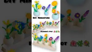 DIY Beautifull Superclay Flower's Pot 😱 | Clay Art | #shorts #ytshorts #diy #pot #crafterazmi