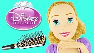 DISNEY PRINCESS Deluxe Rapunzel Colour Changer Beauty Doll Eyeshadow Lipstick Nail Polish