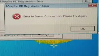Error In Server Connection. Please Try Again II Morpho Server Problem Solution II Morpho RD Problem