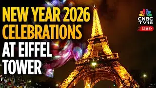 France New Year 2026 LIVE: Nouvel An 2026 en France | Fireworks At Eiffel Tower | Paris | N18G