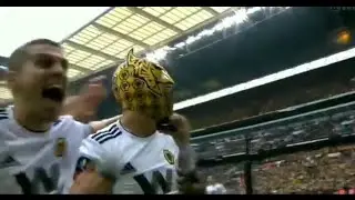 Raul Jimenez Mask Celebration Wolves Vs Watford