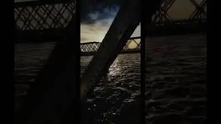 12795 intercity express crossing krishna river at noon