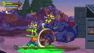 Toxic Crusaders beat 'em up co-op clean up the mean streets