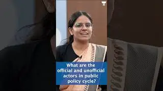 What are the official and unofficial actors in public policy cycle? | IAS GARIMA NARULA