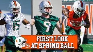 Clips From 1ST Spring Practice!!! 🎥 Tyler Van Dyke, Jake Garcia, Avantae Williams & more!