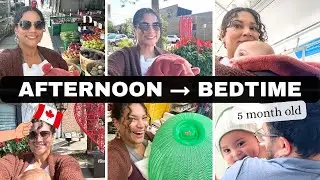 Night Routine: 5 month-old bedtime, play and mom life #momprila