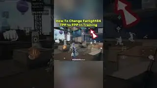 How to change Farlight 84 TPP to FPP in training ground #farlight84 #farlightfpp #shorts #fyp