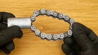 How to Make a Pipe Wrench from a Bicycle Chain | Why It's Not Patented