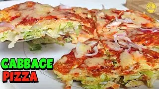 CABBAGE PIZZA! HEALTHY PIZZA, NO FLOUR NEEDED!
