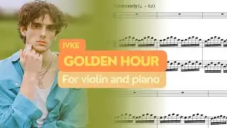Jvke - GOLDEN HOUR | Violin and piano