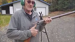 8 bore pinfire rifle