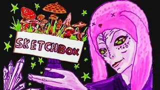Sketchbox MARCH 2021/ SKETCHBOX Unboxing/ Draw with me