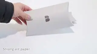 Custom Logo Paper Packing Pillow Boxes