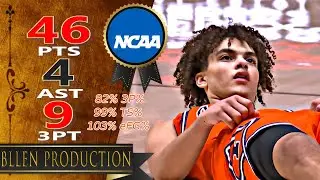 Keaton Wagler　Enter The Zone !! - Career-High 46 Pts, 9 3PT Highlights｜Illinois vs Purdue｜2026.01.24