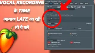 Fix Recording Vocals Delay Or Latency (Low Buffer Length)