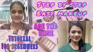 Step by Step MAKEUP tutorial for beginners||Self MAKEUP kaise karen||#video #makeup #love #beginners