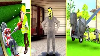 Scary Teacher 3D Vs Scary Stranger 3D Vs Ss Scary Robber Home Clas - All Statue Cement