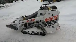 Plowing Through a Massive Snowstorm with the Bobcat MT100