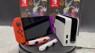 Pokémon Scarlet and Violet Switch OLED model