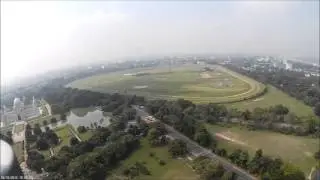 Panorama of Kolkata Maidan taken from Drone