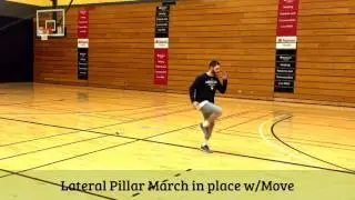 Lateral Pillar March in place w/Move