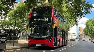 Full Route Visual. Route 44: Victoria - Tooting Station | Enviro400MMC EH216 YX18 KPE