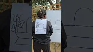 Brother Vs sister drawing challenge #youtube  #viral