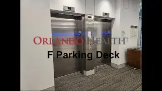 KONE MonoSpace 500 DX Traction Elevators @ Orlando Health F Garage Orlando FL