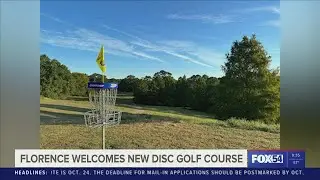 New 18-hole disc golf course in Florence