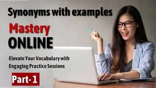 Synonyms For All Exams | Hindi & English | Vocabulary Booster |Asked in various SSC exams | P-1