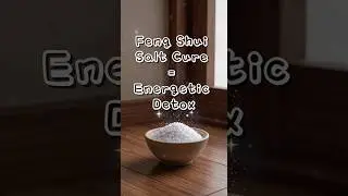 Feng Shui Salt Cure to Remove Negative Energy FAST ✨🏠