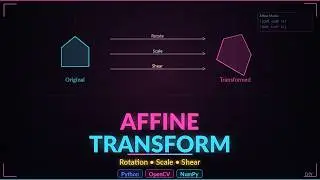 Affine transformation | OpenCV python