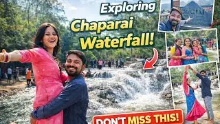 !!Hidden Waterfall in  India  🌊 !! Chaparai waterfall  !! Travel vlog Hindi !!