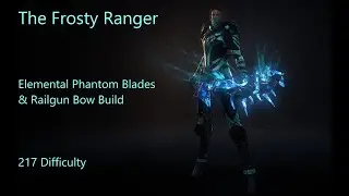 Wolcen 1.1.7.3 The Frosty Ranger. Elemental Phantom Blades / Railgun Bow Build. 217 Difficulty.