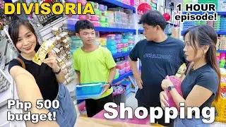 Divisoria vlog on a budget, 500 PESOS ONLY!