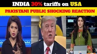 india 30% tariffs on usa pakistani public shocking reaction 🤯😲
