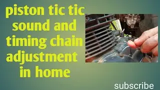How to adjust timing chain