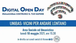 Digital OPEN DAY 2021: Area Sociale ed Umanistica