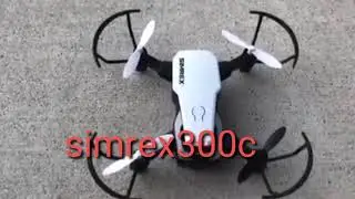 Mini Drone Simrex 300c RC Quadcopter foldable attitude hold