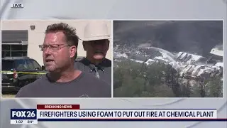 Shepherd, Texas, chemical plant fire update