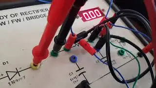 Half wave rectifier with filter