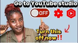 No Watch hours? No Subscribers? TURN THIS OFF NOW‼️(2025 Update) It works Guys ‼️#4000watchtime