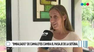 ¿Por qué se genera el embalsado en la Laguna Setúbal?