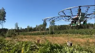 chAIR -Manned quadcopter Open space flight Episode 27