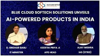 Blue Cloud Softech Solutions | AI-Powered Products | IT Minister Sidhar Babu