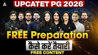 UPCATET PG 2026 Free Preparation | Study Resources, Books, Classes | By Agriculture Adda247