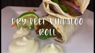 DRY BEEF VINDALOO ROLL- Cooking With Terry
